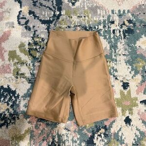 Aritzia Tan Bike Shorts
